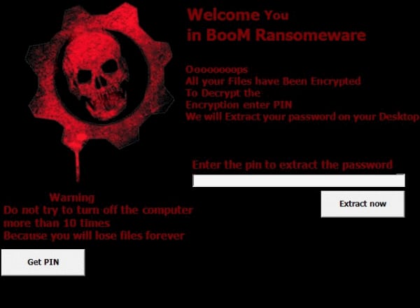 Ransomware Xorist-Boom